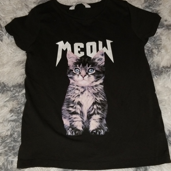 H&M Other - H&M kitten shirt